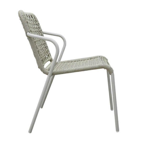 KARE ΚΑΡΕΚΛΑ ΛΕΥΚΟ ΦΥΣΙΚΟ 62x56x82cm 53-0029 - Image 3