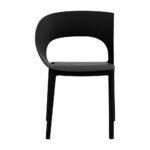 FRIENDS ΚΑΡΕΚΛΑ ΜΑΥΡΟ 54x60x82.5cm 53-0049 - Image 2