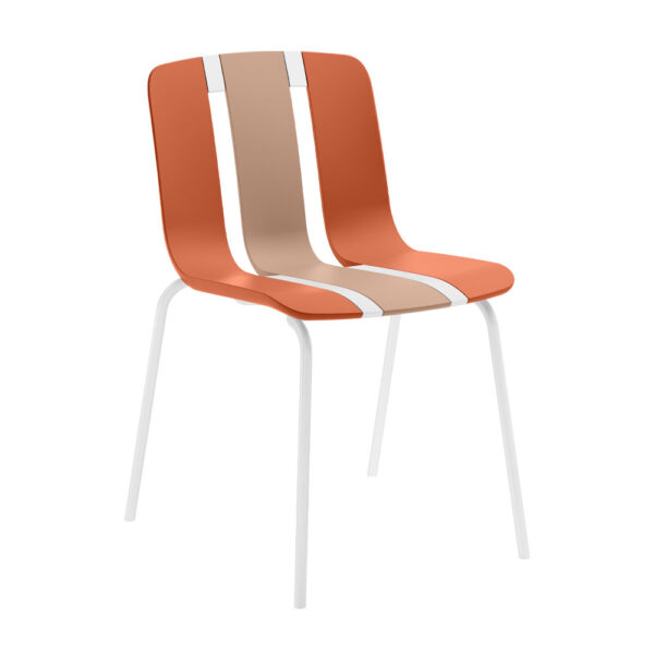 ART ΚΑΡΕΚΛΑ ΠΟΡΤΟΚΑΛΙ ΡΟΖ 52x48x80cm 53-0052 - Image 2