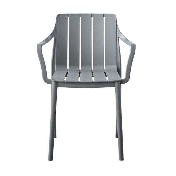 PORTO ΚΑΡΕΚΛΑ ΓΚΡΙ ΑΝΟΙΧΤΟ 57x54.5x80cm 53-0064 - Image 7