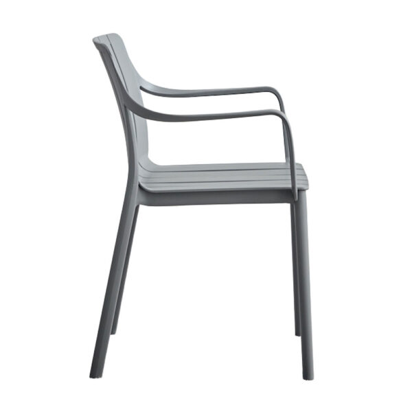 PORTO ΚΑΡΕΚΛΑ ΓΚΡΙ ΑΝΟΙΧΤΟ 57x54.5x80cm 53-0064 - Image 8