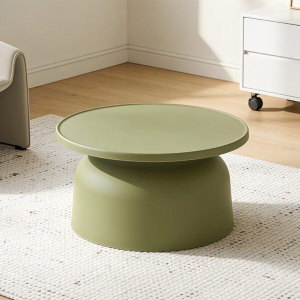 DOMI COFFEE TABLE ΠΡΑΣΙΝΟ 67x67x36cm 54-0013 - Image 4