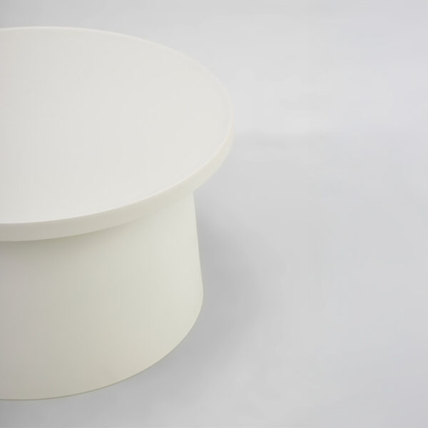 DOMI COFFEE TABLE OFF WHITE 67x67x36cm 54-0014 - Image 2