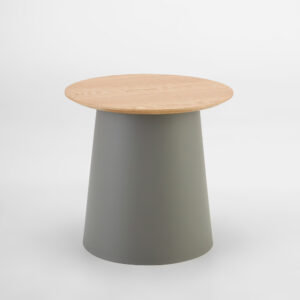 ZENTRA COFFEE TABLE ΦΥΣΙΚΟ ΓΚΡΙ 50x50x47.5cm 54-0015