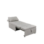 SLEEP ΠΟΛΥΘΡΟΝΑ ΚΡΕΒΑΤΙ ΓΚΡΙ 78x87x80cm 70-0346 - Image 6
