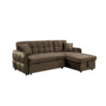 CROSSOVER ΚΑΝΑΠΕΣ ΚΡΕΒΑΤΙ ΓΩΝΙΑ ΑΝΑΣΤΡΕΨΙΜΗ COFFEE 213x145x83 70-0350 - Image 4