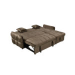 CROSSOVER ΚΑΝΑΠΕΣ ΚΡΕΒΑΤΙ ΓΩΝΙΑ ΑΝΑΣΤΡΕΨΙΜΗ COFFEE 213x145x83 70-0350 - Image 6