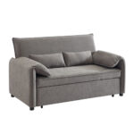 RUBIK ΚΑΝΑΠΕΣ ΚΡΕΒΑΤΙ 3ΘΕΣΙΟΣ ΓΚΡΙ 161x84x92 70-0351 - Image 5