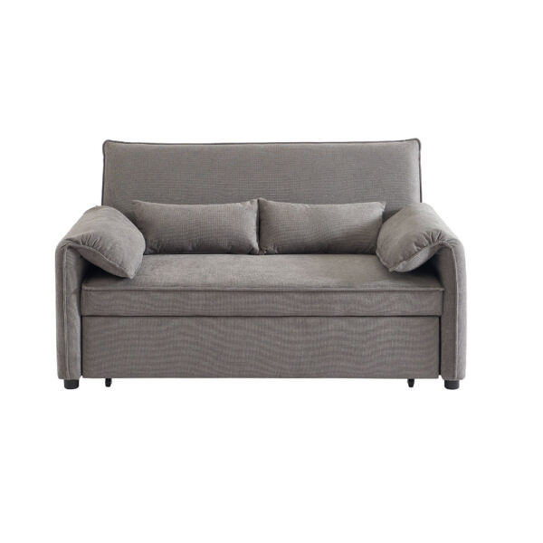 RUBIK ΚΑΝΑΠΕΣ ΚΡΕΒΑΤΙ 3ΘΕΣΙΟΣ ΓΚΡΙ 161x84x92 70-0351 - Image 8