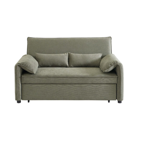 RUBIK ΚΑΝΑΠΕΣ ΚΡΕΒΑΤΙ 3ΘΕΣΙΟΣ ΠΡΑΣΙΝΟ 161x84x92 70-0353 - Image 9