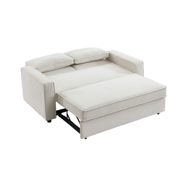 CUBO ΚΑΝΑΠΕΣ ΚΡΕΒΑΤΙ 3ΘΕΣΙΟΣ OFF WHITE 172x90x89 70-0354 - Image 6