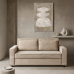 CUBO ΚΑΝΑΠΕΣ ΚΡΕΒΑΤΙ 3ΘΕΣΙΟΣ LATTE 172x90x89 70-0355 - Image 6