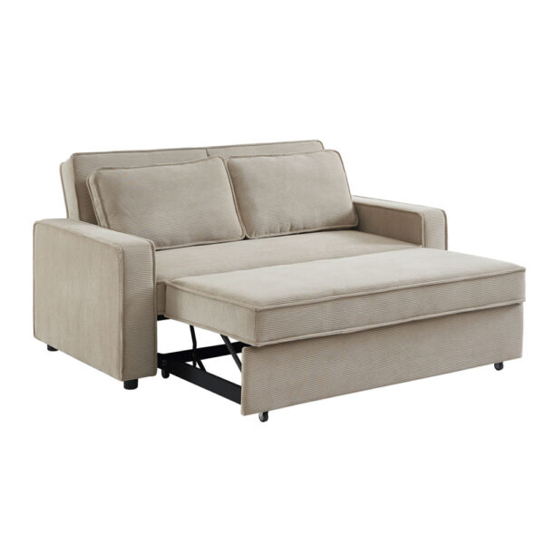 CUBO ΚΑΝΑΠΕΣ ΚΡΕΒΑΤΙ 3ΘΕΣΙΟΣ LATTE 172x90x89 70-0355 - Image 8