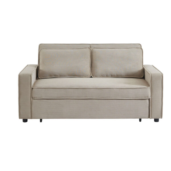 CUBO ΚΑΝΑΠΕΣ ΚΡΕΒΑΤΙ 3ΘΕΣΙΟΣ LATTE 172x90x89 70-0355 - Image 9