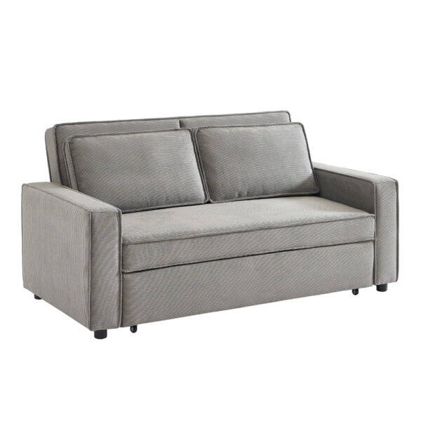 CUBO ΚΑΝΑΠΕΣ ΚΡΕΒΑΤΙ 3ΘΕΣΙΟΣ ΓΚΡΙ 172x90x89 70-0356 - Image 5