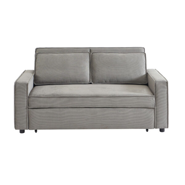 CUBO ΚΑΝΑΠΕΣ ΚΡΕΒΑΤΙ 3ΘΕΣΙΟΣ ΓΚΡΙ 172x90x89 70-0356 - Image 8