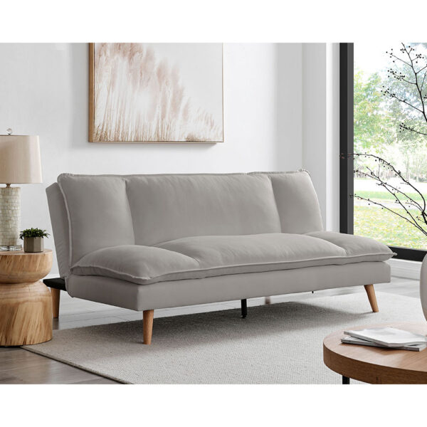 COZY ΚΑΝΑΠΕΣ ΚΡΕΒΑΤΙ 3ΘΕΣΙΟΣ ΓΚΡΙ 191x103x84 70-0358 - Image 6