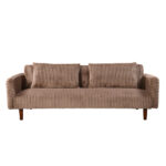 COTTLE ΚΑΝΑΠΕΣ ΚΡΕΒΑΤΙ 3ΘΕΣΙΟΣ NUDE 213x79x73 70-0363 - Image 8