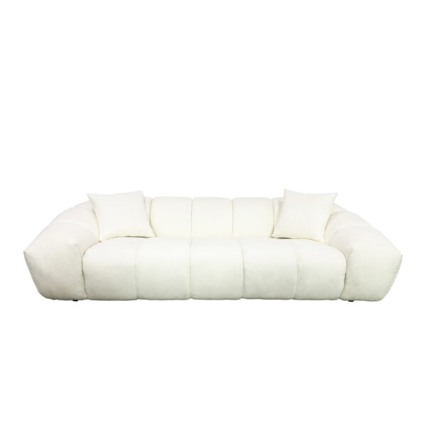 BOSSANOVA ΚΑΝΑΠΕΣ 3ΘΕΣΙΟΣ OFF WHITE 255x115x71cm 70-0438 - Image 8