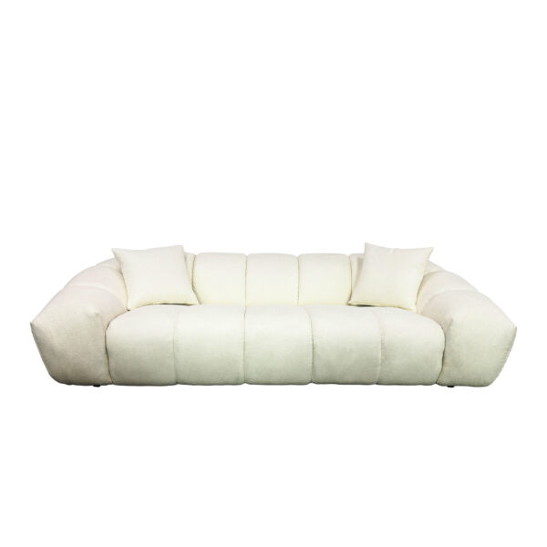 BOSSANOVA ΚΑΝΑΠΕΣ 3ΘΕΣΙΟΣ OFF WHITE 255x115x71cm 70-0438 - Image 3