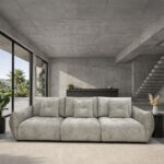 PILLOW ΚΑΝΑΠΕΣ 3ΘΕΣΙΟΣ BEIGE 313x100x89cm 70-0439 - Image 7