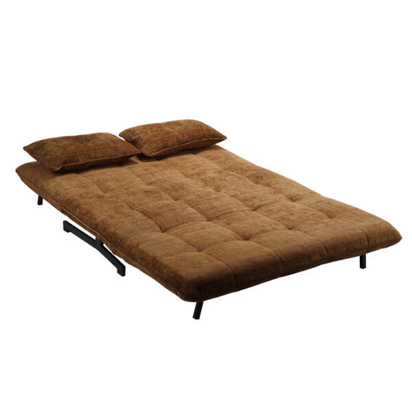 ESCADA ΚΑΝΑΠΕΣ ΚΡΕΒΑΤΙ 2ΘΕΣΙΟΣ ΑΝΑΔΙΠΛΟΥΜΕΝΟΣ ΜΟΥΣΤΑΡΔΙ 142x88x86cm 70-0442 - Image 2