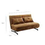 ESCADA ΚΑΝΑΠΕΣ ΚΡΕΒΑΤΙ 2ΘΕΣΙΟΣ ΑΝΑΔΙΠΛΟΥΜΕΝΟΣ ΜΟΥΣΤΑΡΔΙ 142x88x86cm 70-0442 - Image 5