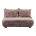 FUTON ΚΑΝΑΠΕΣ ΚΡΕΒΑΤΙ 2ΘΕΣΙΟΣ ΑΝΑΔΙΠΛΟΥΜΕΝΟΣ TERRACOTTA BEIGE ΜΕ PATTERN 141x87x76cm 70-0445 - Image 4