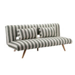 LA SPEZIA ΚΑΝΑΠΕΣ ΚΡΕΒΑΤΙ 3ΘΕΣΙΟΣ OFF WHITE ΛΑΔΙ 188x81x88cm 70-0447