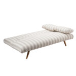 LA SPEZIA ΚΑΝΑΠΕΣ ΚΡΕΒΑΤΙ 3ΘΕΣΙΟΣ OFF WHITE BEIGE 188x81x88cm 70-0448 - Image 2