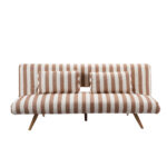 LA SPEZIA ΚΑΝΑΠΕΣ ΚΡΕΒΑΤΙ 3ΘΕΣΙΟΣ OFF WHITE TERRACOTTA 188x81x88cm 70-0449 - Image 4