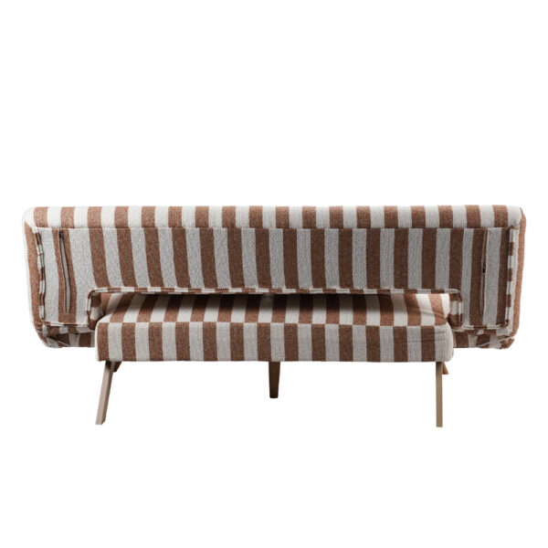 LA SPEZIA ΚΑΝΑΠΕΣ ΚΡΕΒΑΤΙ 3ΘΕΣΙΟΣ OFF WHITE TERRACOTTA 188x81x88cm 70-0449 - Image 5