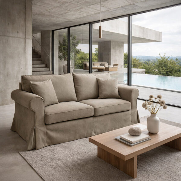 ASHLEY ΚΑΝΑΠΕΣ 2ΘΕΣΙΟΣ ΜΕ ΑΠΟΣΥΡΟΜΕΝΟ ΚΑΦΕ ΑΝΟΙΧΤΟ TWIST 03 173x85x95 71-0050 - Image 5