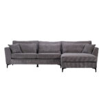 FOREVER ΚΑΝΑΠΕΣ ΓΩΝΙΑ ΔΕΞΙΑ ΓΚΡΙ LINCOLN 90 316x185x92 71-0117 - Image 8