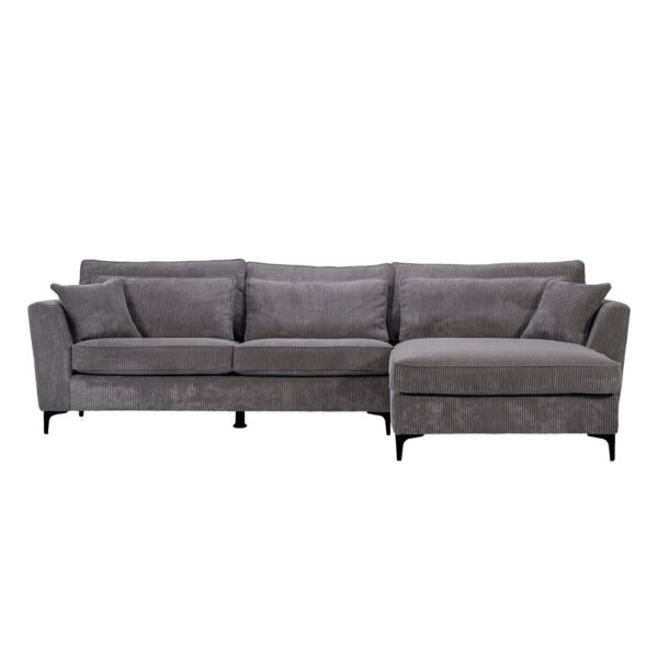 FOREVER ΚΑΝΑΠΕΣ ΓΩΝΙΑ ΔΕΞΙΑ ΓΚΡΙ LINCOLN 90 316x185x92 71-0117 - Image 8