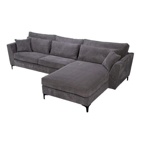 FOREVER ΚΑΝΑΠΕΣ ΓΩΝΙΑ ΔΕΞΙΑ ΓΚΡΙ LINCOLN 90 316x185x92 71-0117 - Image 9