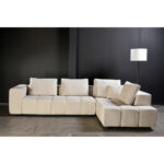 TOMOS ΚΑΝΑΠΕΣ ΓΩΝΙΑ ΔΕΞΙΑ BEIGE LEGASY 15 298x200x85cm 71-0132 - Image 8
