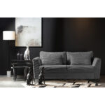 COCOON ΚΑΝΑΠΕΣ ΚΡΕΒΑΤΙ 3ΘΕΣΙΟΣ ΓΚΡΙ LINCOLN 90 208x94x92cm 71-0133 - Image 6
