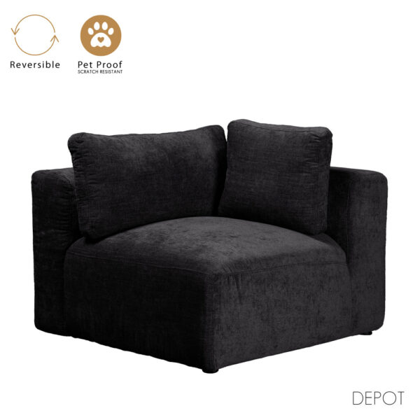 BOX ΠΟΛΥΘΡΟΝΑ ΜΕ ΜΠΡΑΤΣΟ ΑΝΑΣΤΡΕΨΙΜΗ ΑΝΘΡΑΚΙ VOGUE 17 107x107x85cm 71-0140 - Image 6