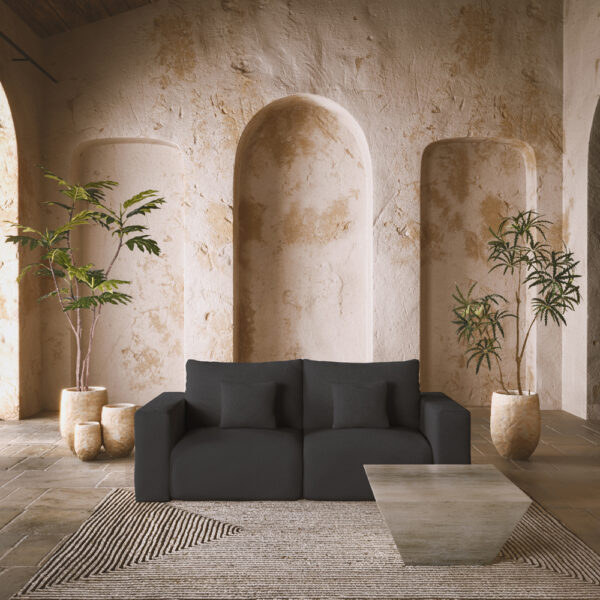 BOX ΠΟΛΥΘΡΟΝΑ ΜΕ ΜΠΡΑΤΣΟ ΑΝΑΣΤΡΕΨΙΜΗ ΑΝΘΡΑΚΙ VOGUE 17 107x107x85cm 71-0140 - Image 7