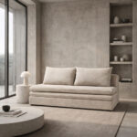 GIRASOLE ΚΑΝΑΠΕΣ ΚΡΕΒΑΤΙ 3ΘΕΣΙΟΣ BEIGE ASTI 1 200x87x90cm 71-0227 - Image 2