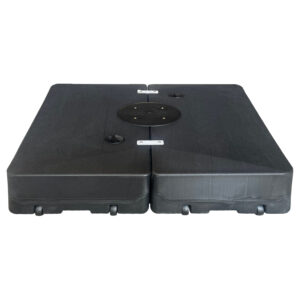 ΒΑΣΗ ΟΜΠΡΕΛΑΣ HM6608 ΠΟΛΥΑΙΘΥΛΕΝΙΟΥ ΣΕ ΜΑΥΡΟ ΧΡΩΜΑ 98x98x18Υεκ.