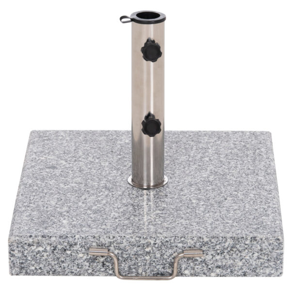 ΒΑΣΗ ΟΜΠΡΕΛΑΣ ΓΡΑΝΙΤΗ 40KG ΜΕ ΧΕΡΟΥΛΙ & ΡΟΔΕΣ HM6564--ΣΩΛΗΝΑΣ ΔΙΑΜΕΤΡΟΥ Φ48 - Image 3