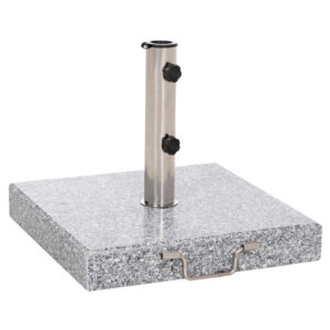 ΒΑΣΗ ΟΜΠΡΕΛΑΣ ΓΡΑΝΙΤΗ 40KG ΜΕ ΧΕΡΟΥΛΙ & ΡΟΔΕΣ HM6564--ΣΩΛΗΝΑΣ ΔΙΑΜΕΤΡΟΥ Φ48