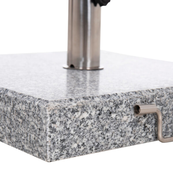 ΒΑΣΗ ΟΜΠΡΕΛΑΣ ΓΡΑΝΙΤΗ 40KG ΜΕ ΧΕΡΟΥΛΙ & ΡΟΔΕΣ HM6564--ΣΩΛΗΝΑΣ ΔΙΑΜΕΤΡΟΥ Φ48 - Image 6