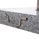 ΒΑΣΗ ΟΜΠΡΕΛΑΣ ΓΡΑΝΙΤΗ 60KG ΜΕ ΧΕΡΟΥΛΙ & ΡΟΔΕΣ HM6565--ΣΩΛΗΝΑΣ ΔΙΑΜΕΤΡΟΥ Φ58 - Image 5