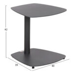 ΒΟΗΘΗΤΙΚΟ ΤΡΑΠΕΖΑΚΙ ΞΑΠΛΩΣΤΡΑΣ CARET HM6563.01 ΑΛΟΥΜΙΝΙΟ ΣΕ ΓΚΡΙ 40x39x42Υεκ - Image 2