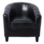 BOGA Πολυθρόνα Σαλονιού - Καθιστικού, Pu Μαύρο 77x70x77cm - Image 6