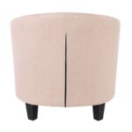 BOGA Πολυθρόνα Σαλονιού - Καθιστικού, Ύφασμα  Μπεζ 77x70x77cm - Image 4