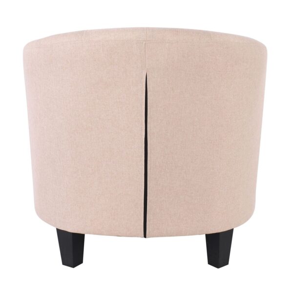 BOGA Πολυθρόνα Σαλονιού - Καθιστικού, Ύφασμα  Μπεζ 77x70x77cm - Image 4